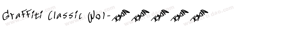 Graffiti Classic W01字体转换